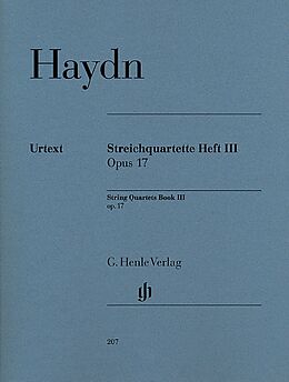 Franz Joseph Haydn Notenblätter Streichquartette Band 3 op.17
