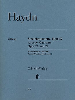 Franz Joseph Haydn Notenblätter Streichquartette Band 9 op.71 und op.74