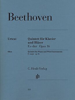 Ludwig van Beethoven Notenblätter Quintett Es-Dur op.16