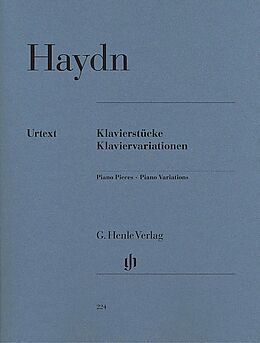 Franz Joseph Haydn Notenblätter Klavierstücke und Klaviervariationen