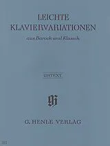  Notenblätter Leichte Klaviervariationen aus