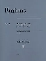 Johannes Brahms Notenblätter Quartett A-Dur op.26