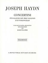 Franz Joseph Haydn Notenblätter Concertini