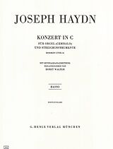 Franz Joseph Haydn Notenblätter Konzert C-Dur Hob.XVIII-10