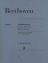 Ludwig van Beethoven Notenblätter Konzert D-Dur op.61 für Violine und Orchester