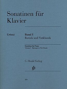 Carl Philipp Emanuel Bach, Antonio Soler, Johann Christoph Friedrich Bach Notenblätter Sonatinen für Klavier Band 1