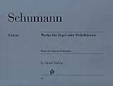 Robert Schumann Notenblätter Werke