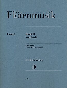 Johann Baptist Wendling, Friedrich Wilhelm Benda, Johann Samuel Schröter Notenblätter Flötenmusik Band 2 (Vorklassik)
