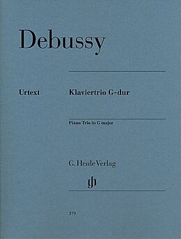 Claude Debussy Notenblätter Trio G-Dur
