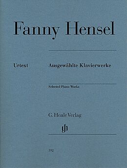 Fanny (Mendelssohn) Hensel Notenblätter Ausgewählte Klavierwerke