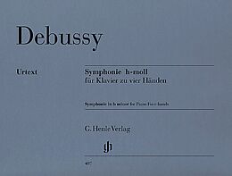 Claude Debussy Notenblätter Sinfonie h-Moll