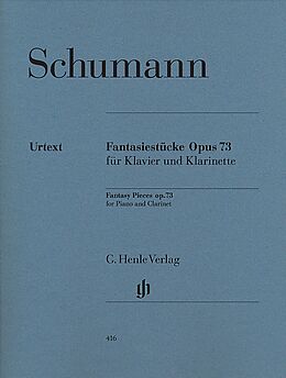 Robert Schumann Notenblätter Fantasiestücke op.73