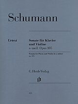 Robert Schumann Notenblätter Sonate a-Moll op.105