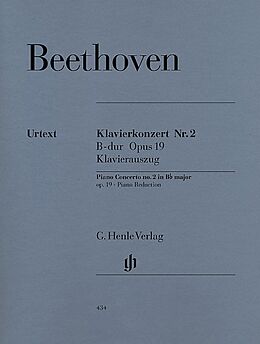 Ludwig van Beethoven Notenblätter Konzert B-Dur Nr.2 op.19 für Klavier und Orchester