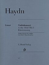 Franz Joseph Haydn Notenblätter Konzert A-Dur Hob.VIIa-3 für Violine und Orchester