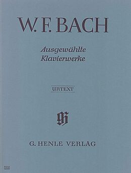 Wilhelm Friedemann Bach Notenblätter Ausgewählte Klavierwerke