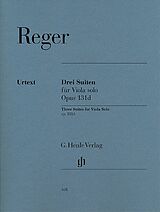 Max Reger Notenblätter 3 Suiten op.131d
