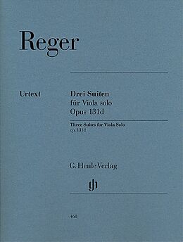 Max Reger Notenblätter 3 Suiten op.131d