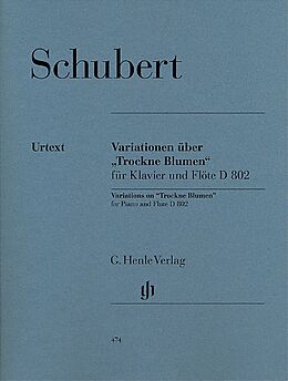 Franz Schubert Notenblätter Variationen über Trockne Blumen D802