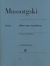 Modest Mussorgski Notenblätter Bilder einer Ausstellung