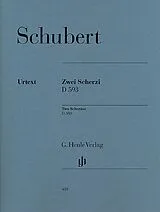 Franz Schubert Notenblätter 2 Scherzi D593