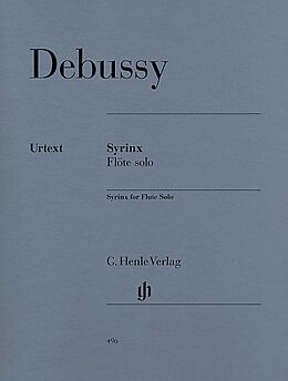 Kartonierter Einband Claude Debussy - Syrinx - La flûte de Pan für Flöte solo von 