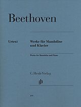 Ludwig van Beethoven Notenblätter Werke für Mandoline und Klavier