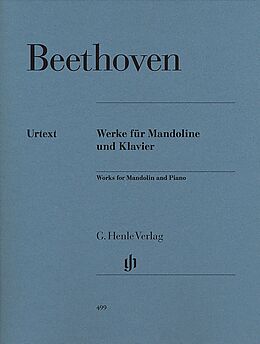 Ludwig van Beethoven Notenblätter Werke für Mandoline und Klavier