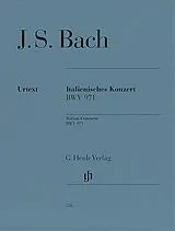 Johann Sebastian Bach Notenblätter Italienisches Konzert BWV 971