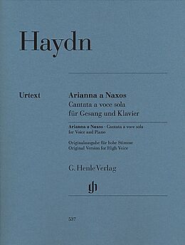 Franz Joseph Haydn Notenblätter Arianna a Naxos Cantata a voce solo