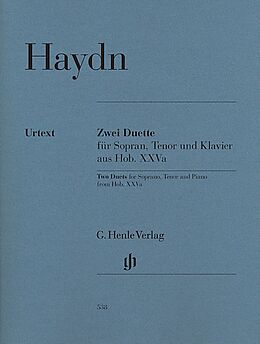 Franz Joseph Haydn Notenblätter 2 Duette