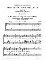 Ludwig van Beethoven Notenblätter Sämtliche Lieder Bd 3 (Mehrstg Gesänge)