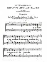 Ludwig van Beethoven Notenblätter Sämtliche Lieder Bd 3 (Mehrstg Gesänge)