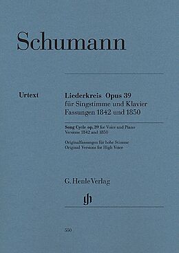 Robert Schumann Notenblätter Liederkreis op.39