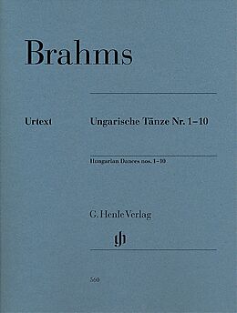 Johannes Brahms Notenblätter Ungarische Tänze WoO Nr.1-10