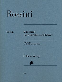 Gioacchino Rossini Notenblätter Une larme