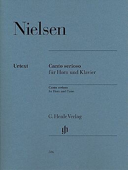 Carl Nielsen Notenblätter Canto serioso