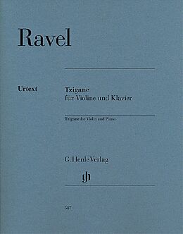 Maurice Ravel Notenblätter Tzigane