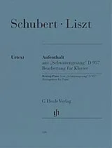 Franz Liszt Notenblätter Aufenthalt aus Schwanengesang D 957