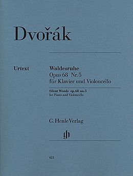 Antonin Leopold Dvorak Notenblätter Waldesruhe op.68,5