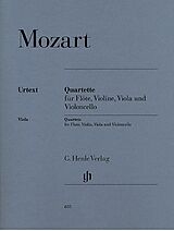 Wolfgang Amadeus Mozart Notenblätter 4 Quartette
