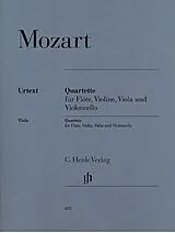 Wolfgang Amadeus Mozart Notenblätter 4 Quartette