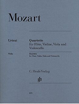 Wolfgang Amadeus Mozart Notenblätter 4 Quartette