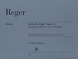 Max Reger Notenblätter Suite op.16 für Orgel