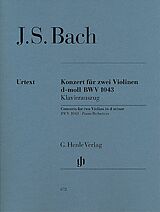 Johann Sebastian Bach Notenblätter Konzert d-Moll BWV1043 für 2 Violinen und Orchester