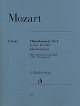 Wolfgang Amadeus Mozart Notenblätter Konzert G-Dur KV313 für Flöte und Orchester
