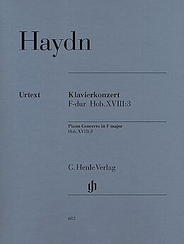 Franz Joseph Haydn Notenblätter Konzert F-Dur Hob.XVIII-3