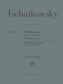 Peter Iljitsch Tschaikowsky Notenblätter Konzert D-Dur op.35 für Violine und Orchester