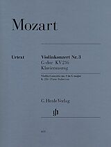 Wolfgang Amadeus Mozart Notenblätter Konzert G-Dur Nr.3 KV216