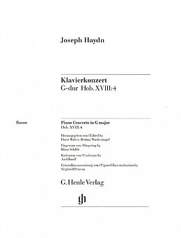 Franz Joseph Haydn Notenblätter Konzert G-Dur Hob.XVIII-4